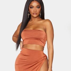 Terracotta Bandeau Top
